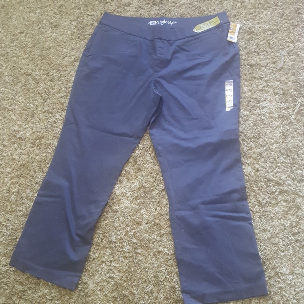 Stretch waist band work slacks